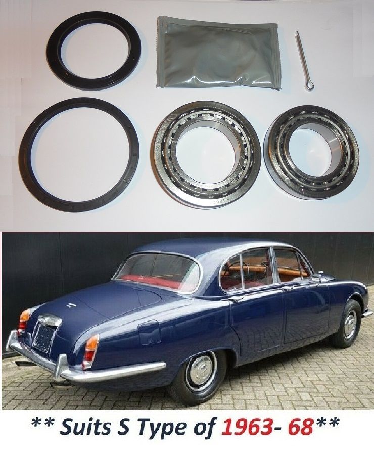 REAR WHEEL HUB BEARING KIT x1 (Jaguar S-Type) (1963- 68) 